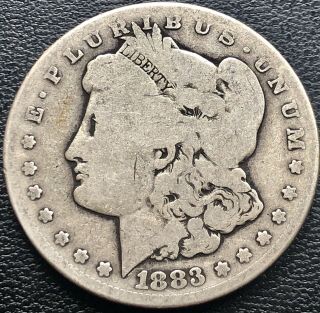 1883 Cc Morgan Dollar Carson City Silver $1 Rare Circulated 18569