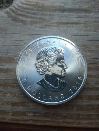 2018 Canadian Maple Leaf 9999 Silver Coin