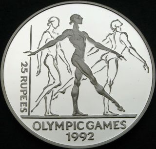 Seychelles 25 Rupees 1993 Proof - Silver - 1992 Summer Olympics - 1175 ¤
