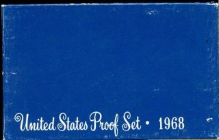 1968 - S United States Proof Coin Set W/ Box