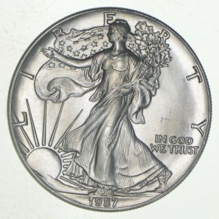 Better Date 1987 American Silver Eagle 1 Troy Oz.  999 Fine Silver 159