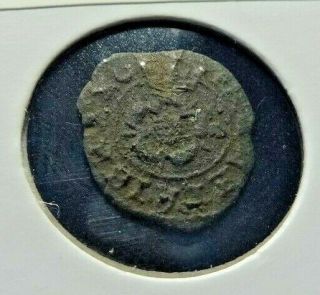 Uk Great Britain Charles I 1625 - 1649 Rose Farthing Coin