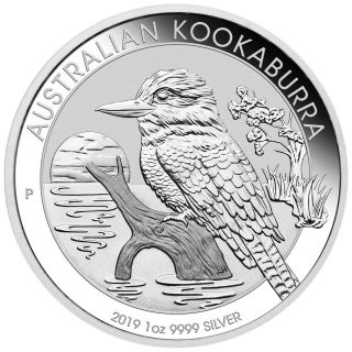 2019 Australia Silver 1 Oz.  Kookaburra Unc Coin