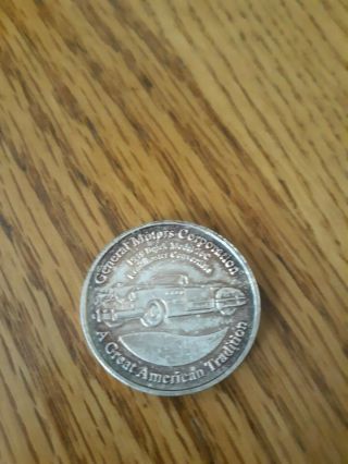 1949 Buick Model 76c Roadmaster Convertible Gm Proud Coin Silver.  999