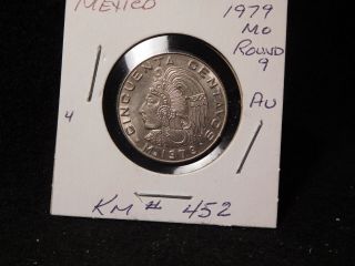 Mexico: 1979 Mo 50 Centavos Coin (au/ Unc. ) (10) Km 452