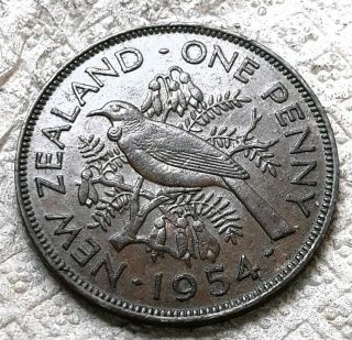 Pne Penny 1954 Zealand