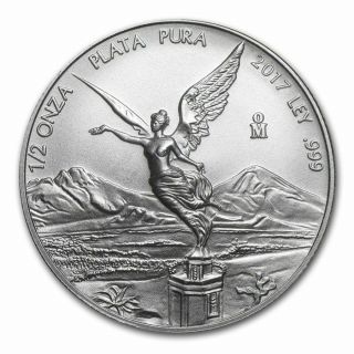 2017 1/2 Oz Mexico Silver Libertad Coin (bu)