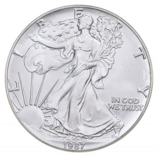 Better Date 1987 American Silver Eagle 1 Troy Oz.  999 Fine Silver 056