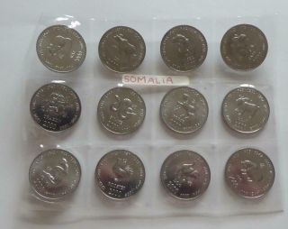Uncirculated In Packaging - Somalia 12 Coins 2000
