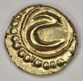 Mysore: Tipu Sultan,  Gold Fanam (0.  36g),  Patan,  Am 1215,  Km - 128