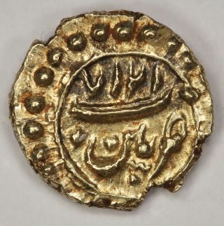 Mysore: Tipu Sultan,  Gold Fanam (0.  39g),  Patan,  Am 1217,  Km - 128