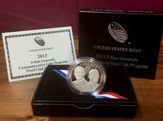 2013 5 - Star Generals Proof Clad Half Dollar Commemorative Coin