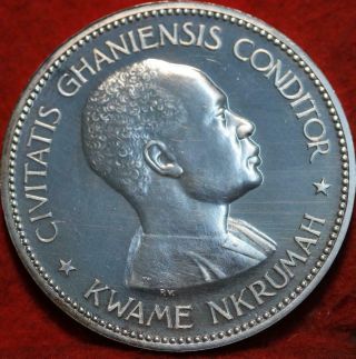 Uncirculated 1958 Ghana 10 Shilling Silver Foreign Coin