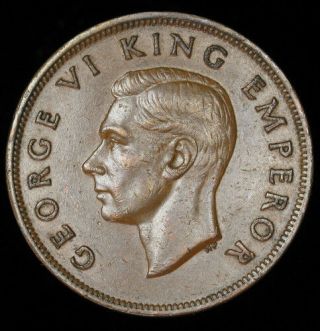 1942 Zealand Penny