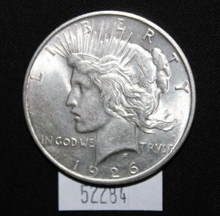 West Point Coins 1926 - D Peace Silver Dollar $1.  00 Unc,