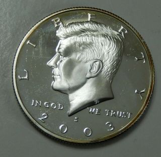 2003 S Kennedy Half Dollar Proof Coin 90 Silver Half Dollar