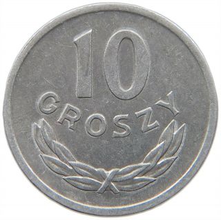 Poland 10 Groszy 1967 S15 315