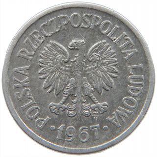 POLAND 10 GROSZY 1967 s15 315 2