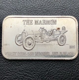1975 The Marmon 1 Oz.  999 Silver Art Bar Only 500 Minted U.  S.  Silver Corp (0821)