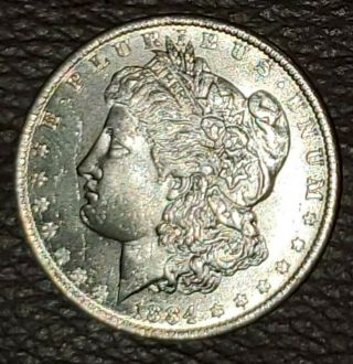 1884 O Silver Morgan Dollar Bu Shine