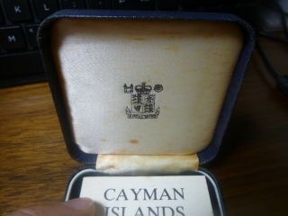 Cayman Islands 1988 Seoul Olympics $5 Dollar Silver Proof coin OGP case & 4