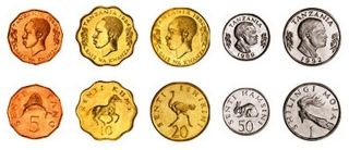 Tanzania - Set Coins - 1966/1992 - Unc - 5,  10,  20,  50 Senti & 1 Shilling Pick:1,  11,  2,  26,  22