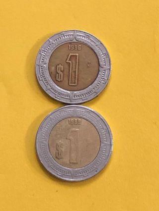 Mexico Bi Metal 1 Peso 1996 - 1999