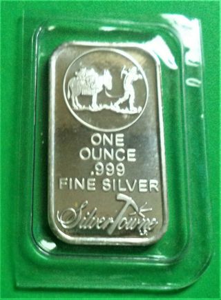 Silvertowne Silver Bar 1 Oz 999 Fine Silver