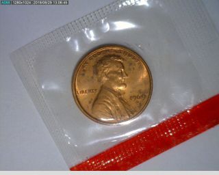1969 1c P D S Lincoln Memorial Cents Unc in cello and Proof 1c penny 4