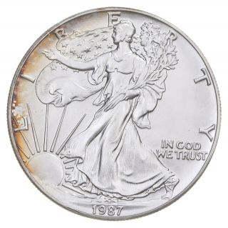 Better Date 1987 American Silver Eagle 1 Troy Oz.  999 Fine Silver 997