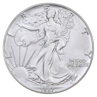 Better Date 1987 American Silver Eagle 1 Troy Oz.  999 Fine Silver 041