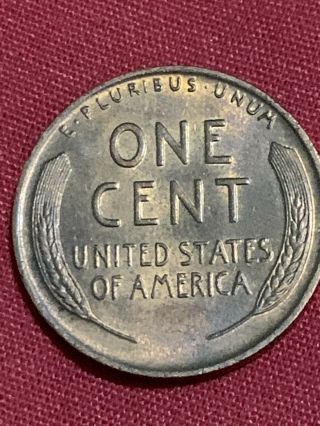One Old RARE 1944 Lincoln WHEAT PENNY NO MARK.  Only 1944 doubling 2