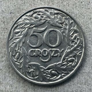 World Coins - Poland 50 Groszy 1923 Coin Y 13