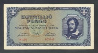 Hungary - EgymilliÓ Pengo (1.  000.  000 Pengo) - 1945 Xf