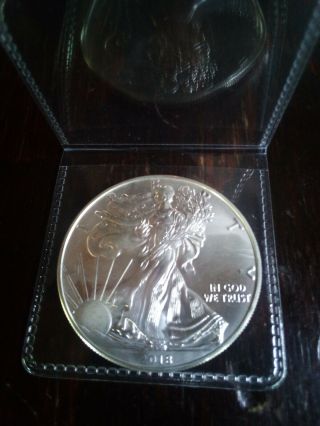 2018 American Eagle/walking Liberty 1 Oz.  999 Fine Silver Dollar.