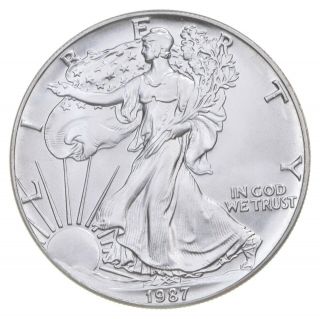 Better Date 1987 American Silver Eagle 1 Troy Oz.  999 Fine Silver 052