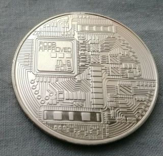 Bit Coin Gold Silver Crypto Currency Cyber Virtual Online Computer Internet Cash 3