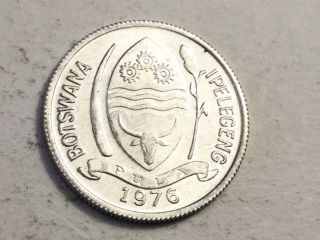 Botswana 1976 1 Thebe Coin Bu