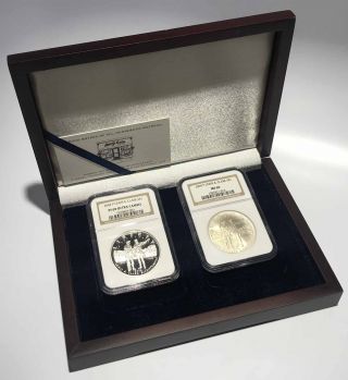 2004 - P $1 Lewis And Clark Commemorative Set With Display Box - Usa