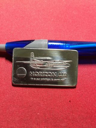 Rare Limited Edition Vintage 15 Gram.  999 Silver Art Bar Horizon Air Craft A7
