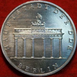 Uncirculated 1980 - A Germany Ddr 5 Mark Clad Foreign Coin