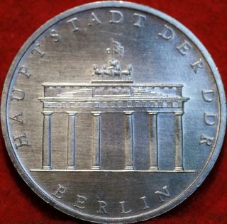 Uncirculated Proof 1981 Germany Ddr 5 Mark Clad Foreign Coin