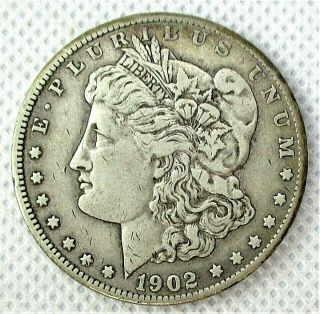 1902 S Morgan Silver Dollar $1 United States Coin - Key Date/mint