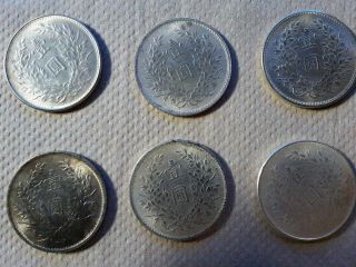 Chinese Antique Coin 26.  8g each 6 coins total 2