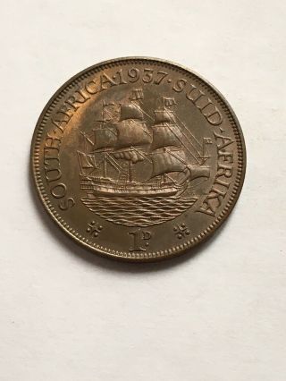 South Africa Penny 1937