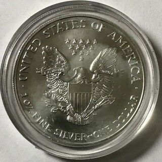 USA - Colorized - American Silver Eagle $1 - 1999 - One Ounce.  999 - Box & 3