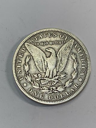 1890 O Morgan Silver Dollar United States Of America. 2