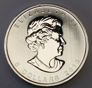 2013 BU $5 Canada 1 oz.  9999 Fine Silver Wildlife Series Pronghorn Antelope Coin 5