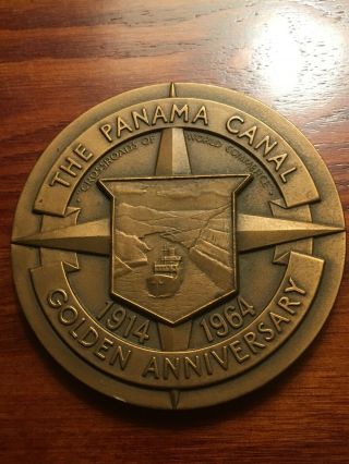 1964 50th Anniversary Of The Panama Canal Zone Medal