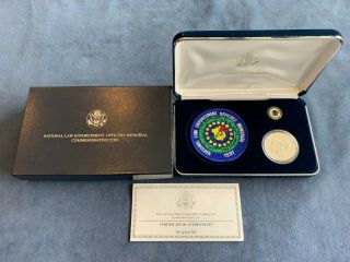 1997 National Law Enforcement Officers Memorial Coin W/coa - Usa